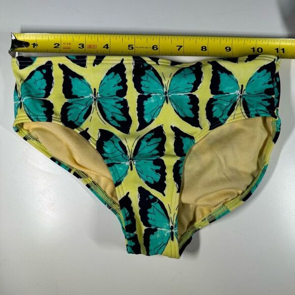 Lands End Kids Two-Piece Tankini Butterflies and Ruffles Girls Size 10S EUC - Picture 11 of 14